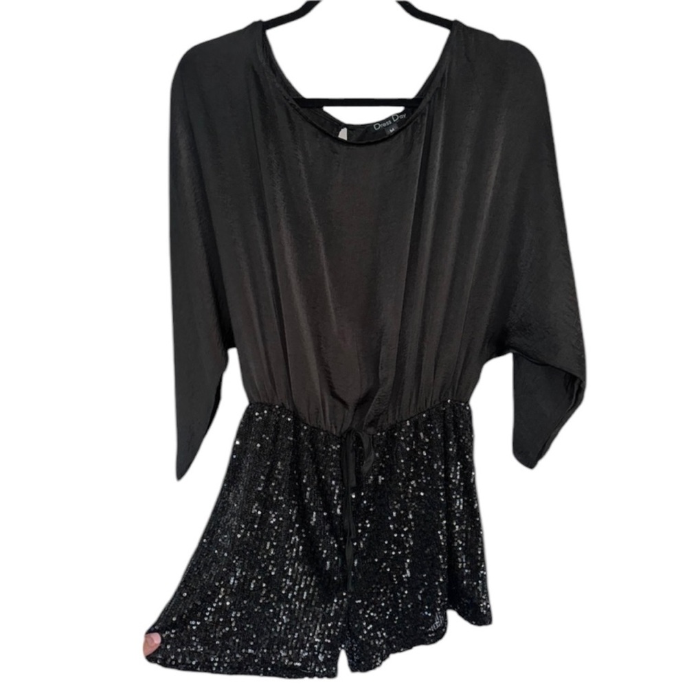 Holiday Sequined Romper